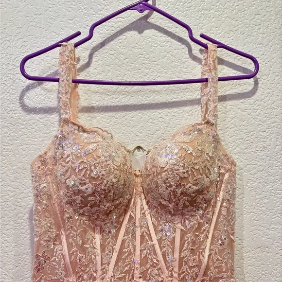 Sherri Hill Pink Sequin Prom Dress! For Sale - Picture 13 of 13